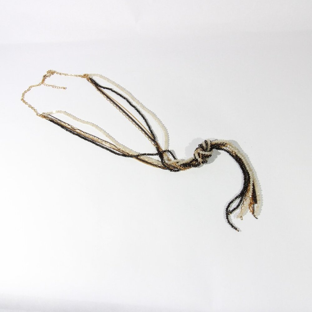 NWOT Woman's Multi Chain Knotted Necklace
